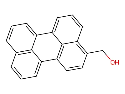 Perylen-3-ylmethanol structure
