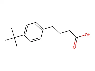 4-(4-tert-butylphenyl)butanoic Acid structure