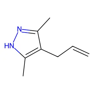 3,5-Dimethyl-4-allylpyrazole structure