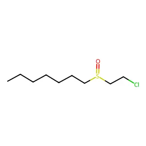 1-(2-Chloroethanesulfinyl)heptane structure