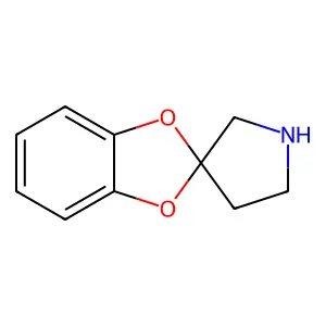 Spiro[1,3-dioxaindane-2,3'-pyrrolidine] structure