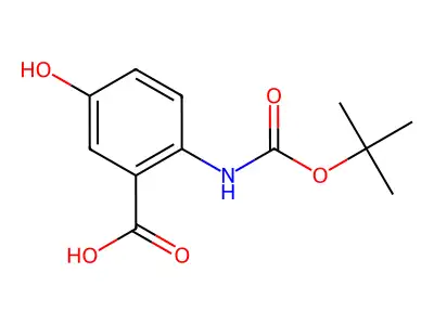 N-Boc-5-hydroxyanthranilic acid structure
