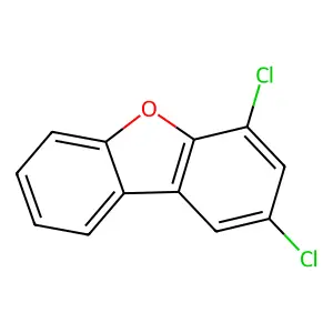 2,4-Dichlorodibenzofuran structure