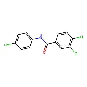 3,4-二氯-N-(4-氯苯基)苯甲酰胺 structure