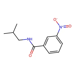 N-Isobutyl-3-nitrobenzamide structure