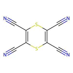 1,4-Dithiin-2,3,5,6-tetracarbonitrile structure