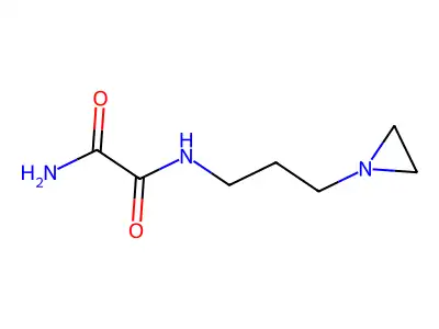 N'-[3-(aziridin-1-yl)propyl]oxamide structure