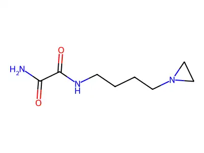Ethanediamide, N1-[4-(1-aziridinyl)butyl]- structure