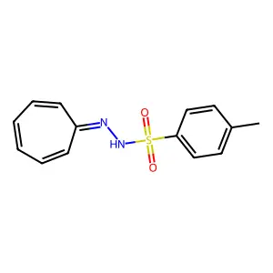 N-(cyclohepta-2,4,6-trien-1-ylideneamino)-4-methylbenzenesulfonamide structure