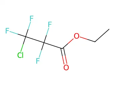 Ethyl 3-chlorotetrafluoropropionate structure
