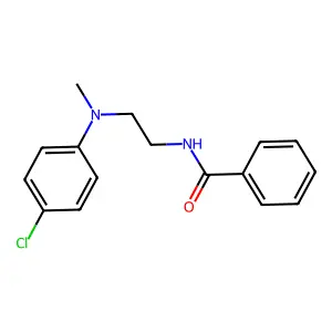 N-[2-[(4-氯苯基)甲氨基]乙基]苯甲酰胺 structure