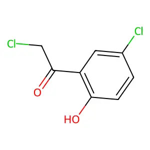 2-Chloro-1-(5-chloro-2-hydroxyphenyl)ethanone structure