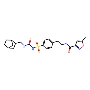 N-[2-[4-(3-bicyclo[2.2.1]heptanylmethylcarbamoylsulfamoyl)ph structure