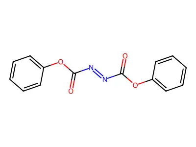 偶氮二羧酸二苯酯 structure