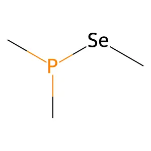 Dimethyl methylselenophosphine structure