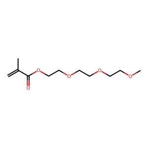 2-Propenoic acid, 2-methyl-, 2-[2-(2-methoxyethoxy)ethoxy]ethyl ester structure
