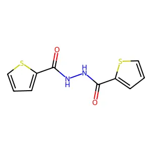 N'-(thiophene-2-carbonyl)thiophene-2-carbohydrazide structure
