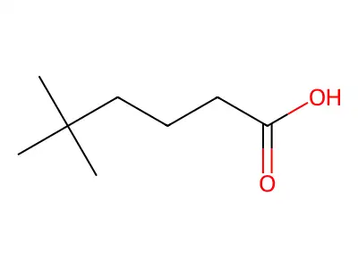5,5-Dimethylhexanoic acid structure