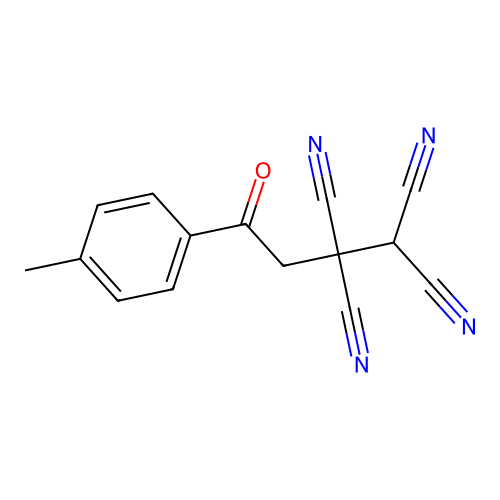 4-(4-Methylphenyl)-4-oxobutane-1,1,2,2-tetracarbonitrile structure
