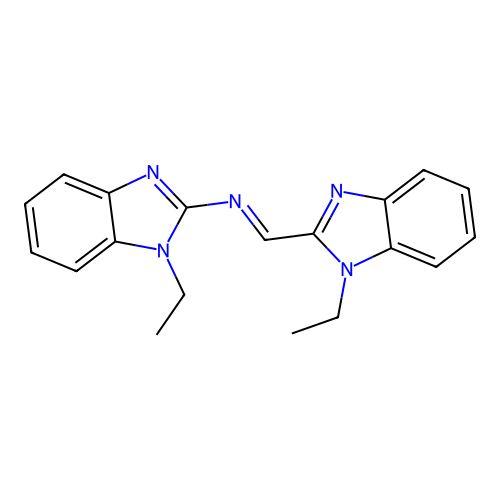 C19H19N5 structure