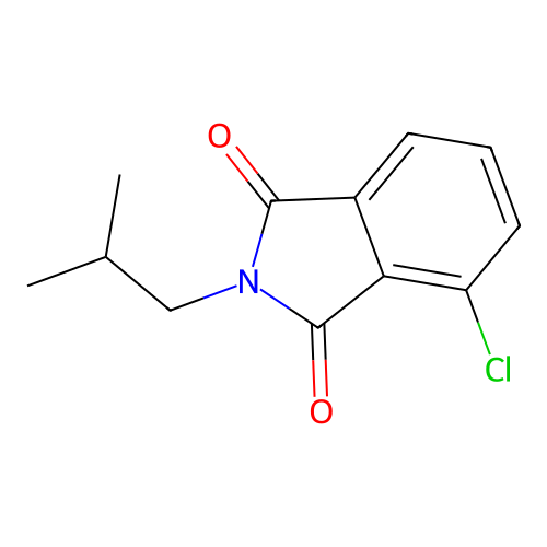4-chloro-2-(2-methylpropyl)-1H-isoindole-1,3(2H)-dione structure