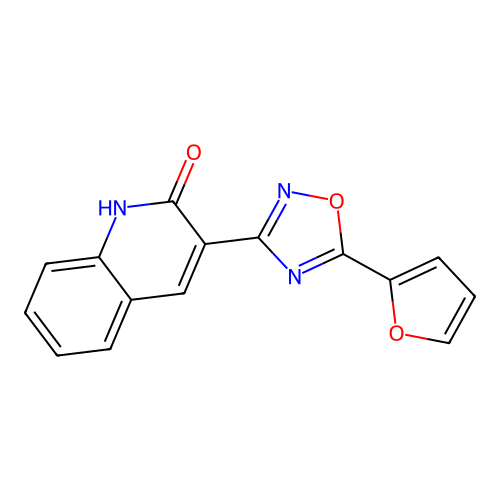 3-(5-(Furan-2-yl)-1,2,4-oxadiazol-3-yl)quinolin-2-ol structure