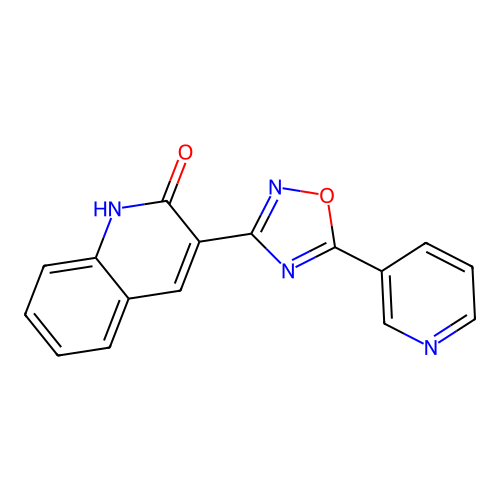 3-(5-Pyridin-3-yl-[1,2,4]oxadiazol-3-yl)-quinolin-2-ol structure