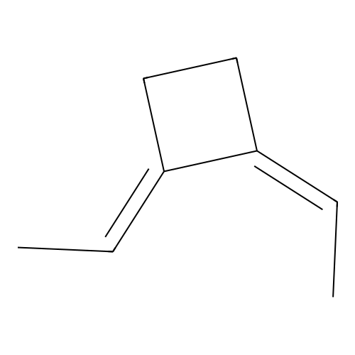 1,2-Bis(ethylidene)cyclo-butane structure