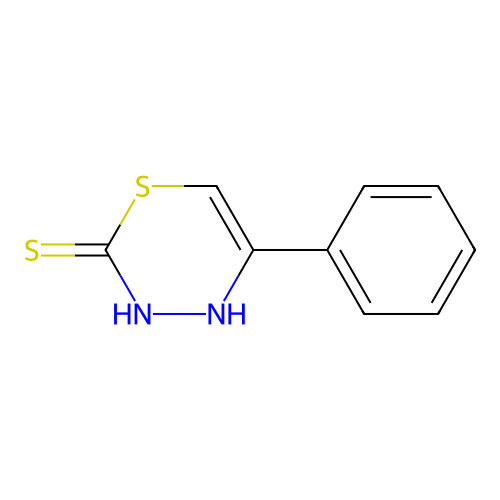 5-phenyl-4H-1,3,4-thiadiazine-2-thiol structure