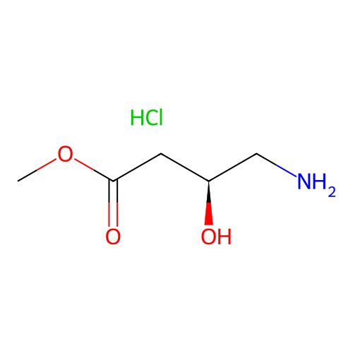 methyl (3S)-4-amino-3-hydroxybutanoate hydrochloride structure