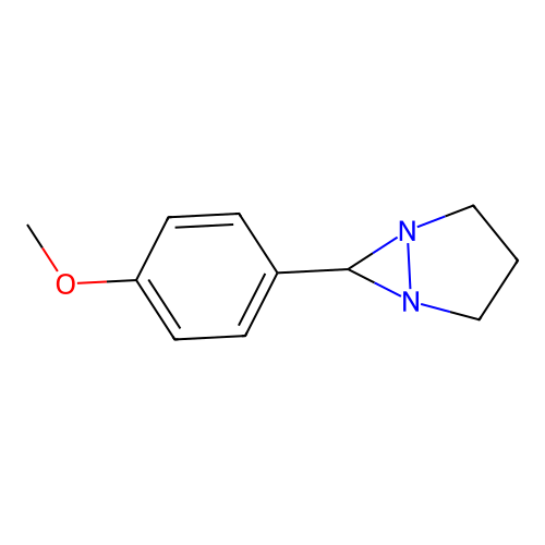 6-(4-Methoxyphenyl)-1,5-diazabicyclo[3.1.0]hexane structure