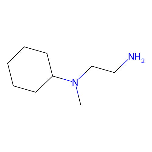 N-(2-aminoethyl)-N-methylcyclohexanamine structure