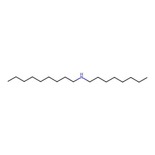 Nonylamine, N-octyl- structure