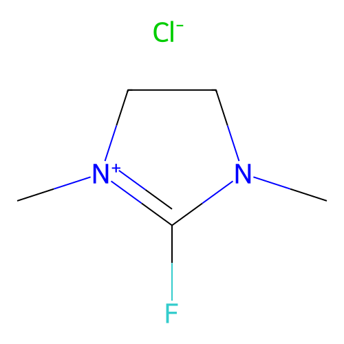 1,3-Dimethyl-2-fluoroimidazolinium chloride structure