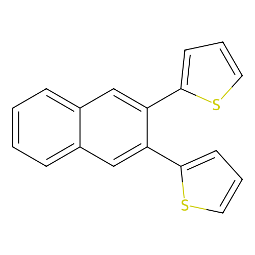 2,3-Bis(2-thienyl)naphthalene structure