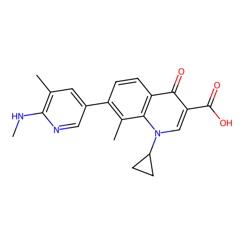 Ozenoxacin structure