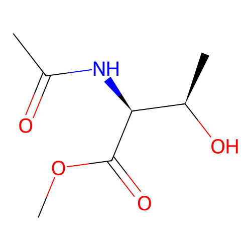 (2S,3R)-Methyl 2-acetamido-3-hydroxybutanoate structure
