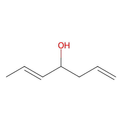 1,5-Heptadien-4-OL structure