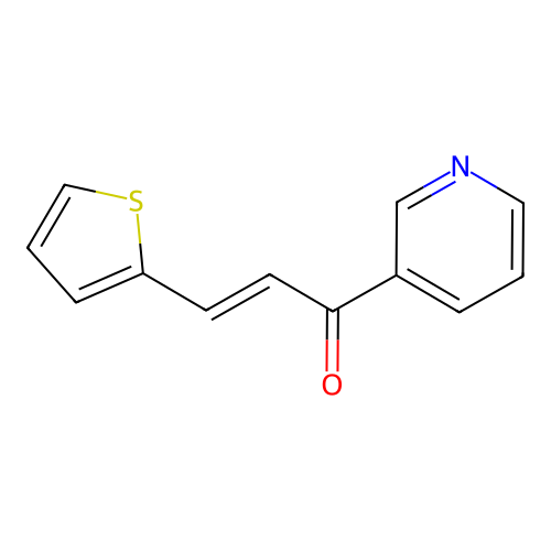 1-(3-Pyridinyl)-3-(2-thienyl)-2-propen-1-one structure