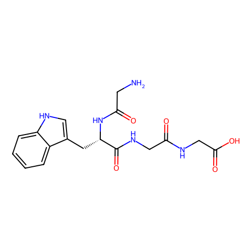 H-Gly-Trp-Gly-Gly-OH structure