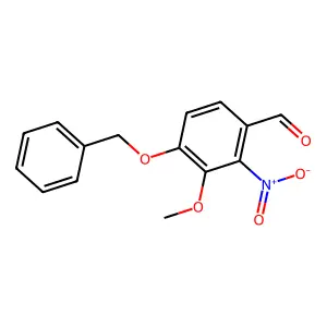 4-(Benzyloxy)-3-methoxy-2-nitrobenzaldehyde structure