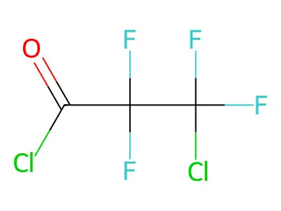 3-Chlorotetrafluoropropionyl chloride structure
