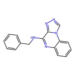 N-benzyl[1,2,4]triazolo[4,3-a]quinoxalin-4-amine structure