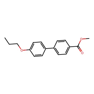 Methyl 4'-propoxy-[1,1'-biphenyl]-4-carboxylate structure