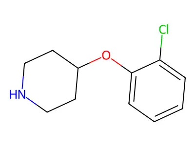 4-(2-Chlorophenoxy)piperidine structure