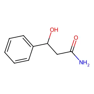 3-羟基-3-苯基丙酰胺 structure