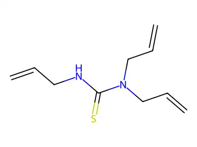 Thiourea, tri-2-propenyl- structure