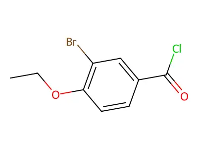 3-Bromo-4-ethoxybenzoyl chloride structure