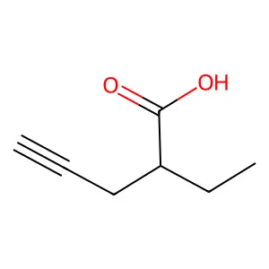 2-乙基-4-戊炔酸 structure