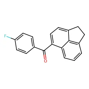 1,2-Dihydroacenaphthylen-5-yl(4-fluorophenyl)methanone structure